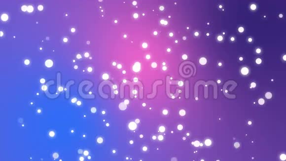 光粒子穿过紫蓝粉红色背景视频的预览图