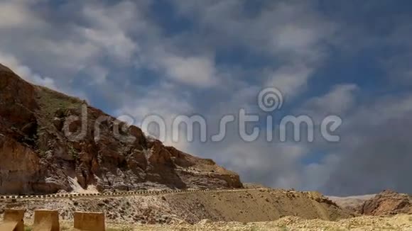 RocksWadiMujib位于约旦死海地区的国家公园视频的预览图