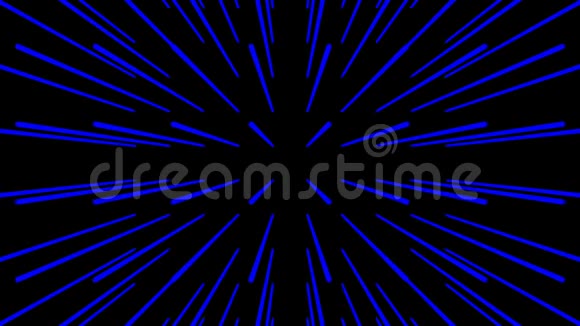 发光激光器运动图形背景在黑暗的霓虹灯路上慢动作视频的预览图