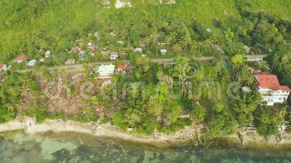 菲律宾海岸的村庄博霍尔岛安达视频的预览图