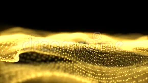 金波粒子背景动画视频的预览图