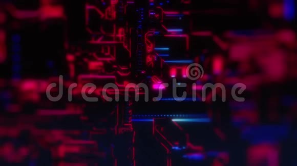 数码科技数码背景前景自由度紫粉视频的预览图