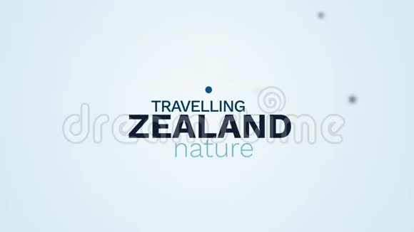 新西兰旅游自然旅游岛景观生活方式度假旅游目的地观光视频的预览图