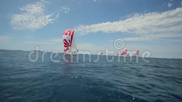 游艇出海游艇赛车视频的预览图