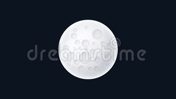 月食月球上的地球阴影视频的预览图
