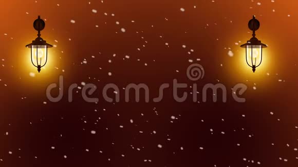 圣诞节背景灯开关动画圣诞背景有饼干雪花雪视频的预览图