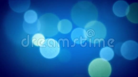 柔和的焦点光粒子蓝色视频的预览图