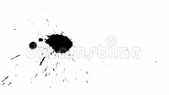 墨水滴在干纸21上视频的预览图