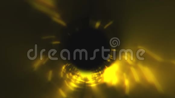 空间抽象漩涡金隧道计算机生成背景三维渲染背景视频的预览图