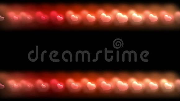 红色爱情心背景情人节象征图案背景视频的预览图
