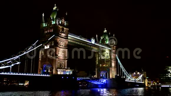 伦敦伦敦的塔桥视频的预览图
