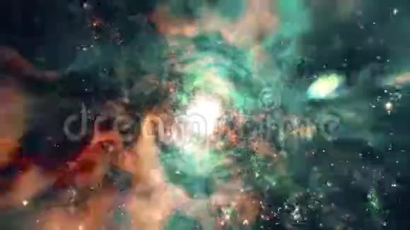 空间2240在深空中通过星域和星系飞行视频的预览图