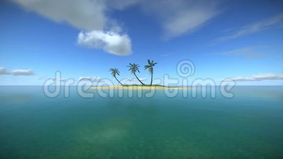 夏季的热带岛屿视频的预览图