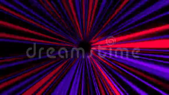 抽象神秘射线隧道时空移动空间扭曲三维渲染视频的预览图