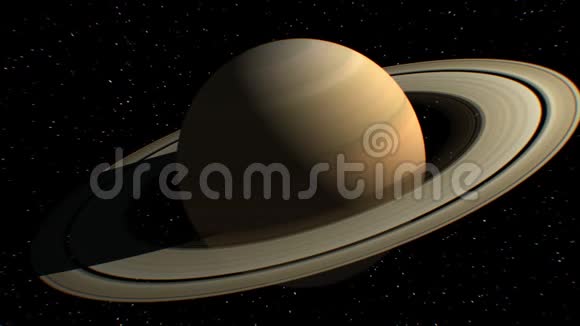 土星背景虚构的观测卫星飞过三维动画地球的纹理是在视频的预览图