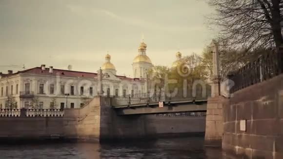 圣彼得堡的河流和运河视频的预览图