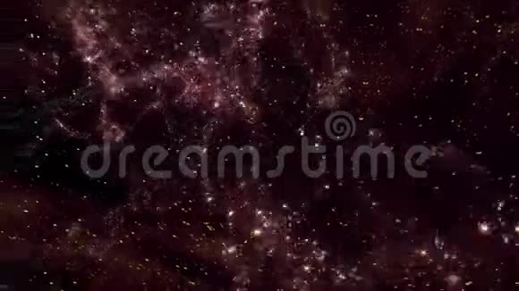 太空2241在深空飞行穿过星域视频的预览图