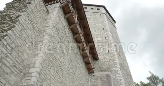 爱沙尼亚Paide爱沙尼亚一座中世纪城堡的遗迹FS7004KRAW奥德赛7Q视频的预览图