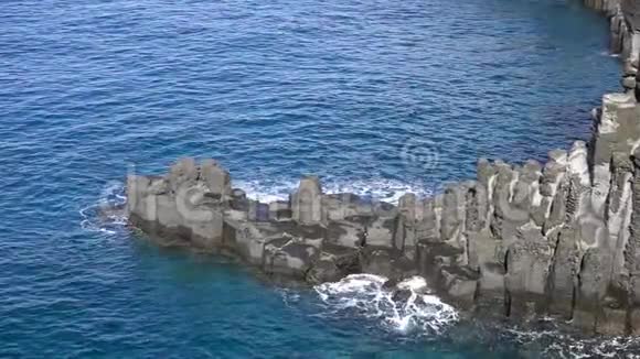 韩国济州岛DepoJusangjeolli悬崖视频的预览图
