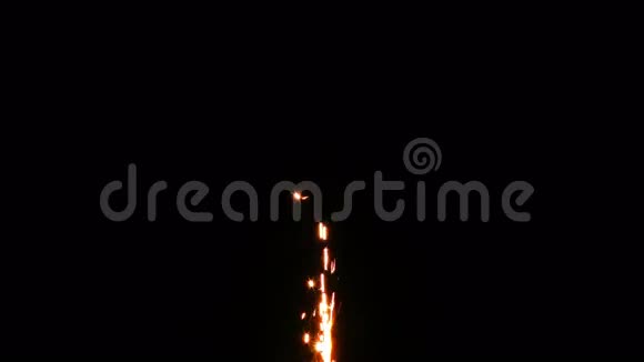 火花火焰之光来自烟花视频的预览图