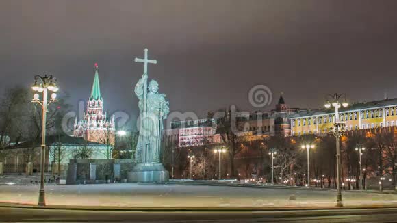 莫斯科弗拉基米尔纪念碑视频的预览图