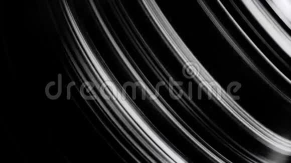 关闭单色抽象拱门闪烁和发光的详细视图黑色和白色闪耀的拱门视频的预览图