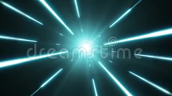 闪耀星暴的超空间背景视频的预览图