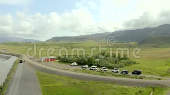 冰岛的鸟瞰图视频的预览图