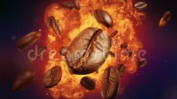 烤咖啡豆爆炸视频的预览图