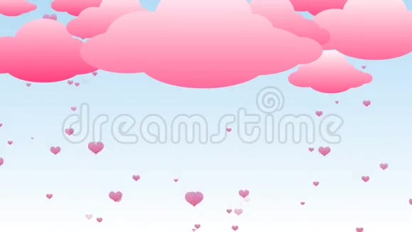 粉红的心雨视频的预览图