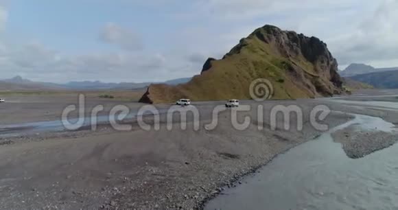 冰岛的鸟瞰图视频的预览图