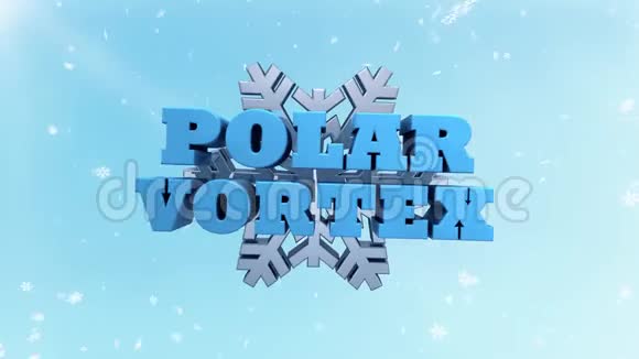 极地涡旋极端寒冷天气预警咨询视频的预览图