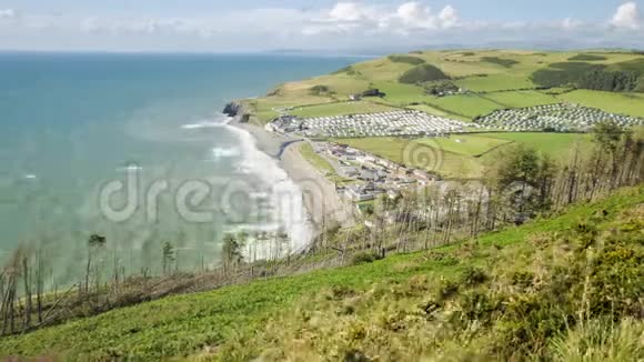 北威尔士风景海岸视频的预览图
