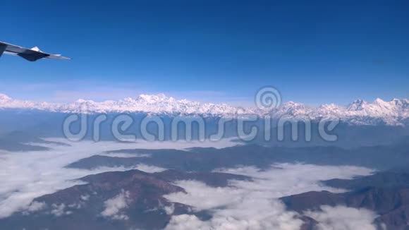 尼泊尔的喜马拉雅山视频的预览图