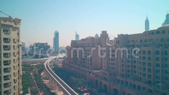迪拜棕榈公寓观景4k时间视频的预览图