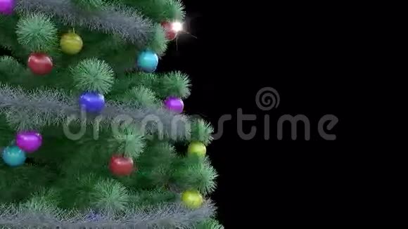 圣诞树和星星视频的预览图