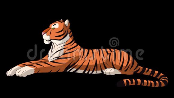 大老虎谎言和咆哮阿尔法马特视频的预览图