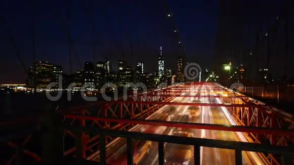 布鲁克林大桥4K超高清交通视频的预览图