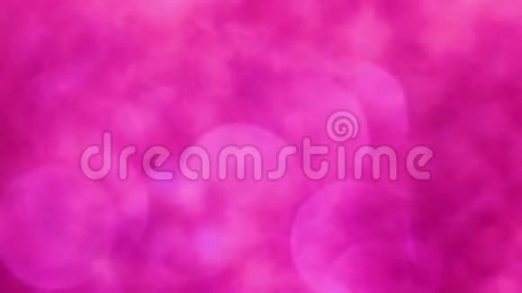 粉红魅力神奇的bokeh灯光背景全高清视频视频的预览图