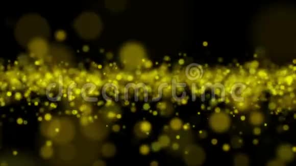 黄色抽象灯光背景视频的预览图