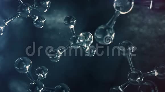 玻璃分子动画T3视频的预览图