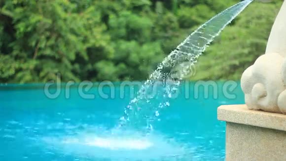 喷泉和游泳池视频的预览图