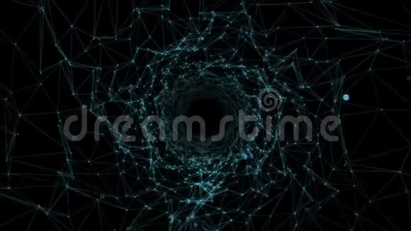 空间技术粒子视频背景视频的预览图