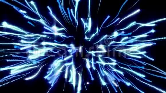 运行光粒子视频背景视频的预览图