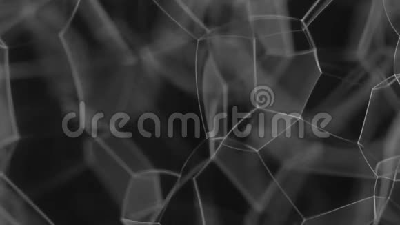 宏观的旋转的泡沫特写看起来像不寻常的结构泡沫视频的预览图