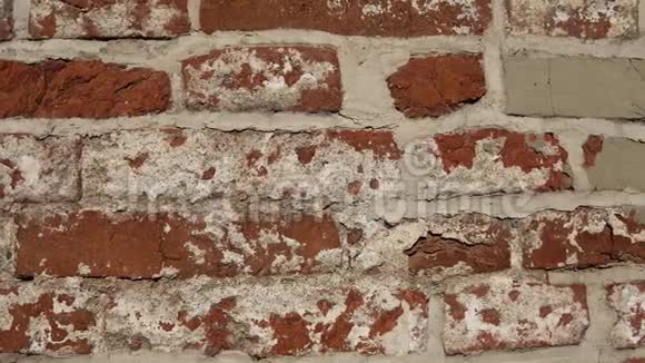 老墙用古砖砖背景视频的预览图