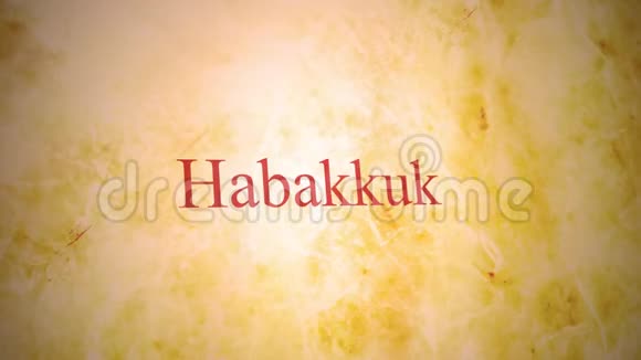 圣经系列中的旧约书籍哈巴克库视频的预览图