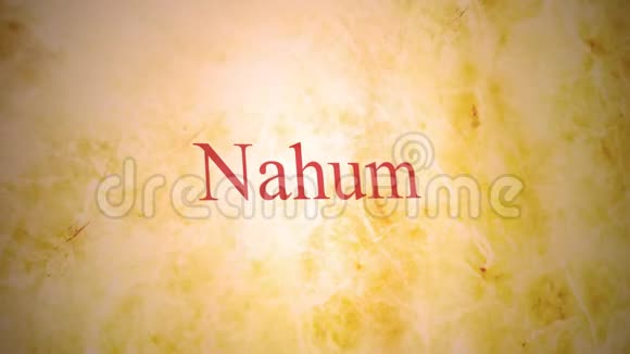 圣经系列旧约的书籍纳胡姆视频的预览图
