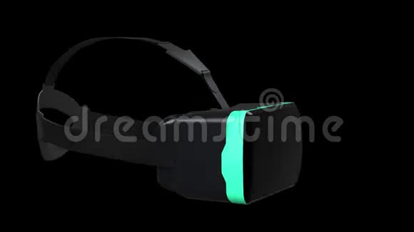 样品VR耳机360旋转循环视频的预览图