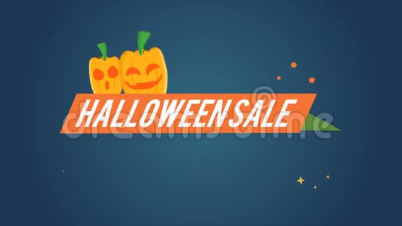 Spooky折扣万圣节打折10页视频背景视频的预览图